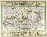 WEIGEL,  JOHANN CHRISTOPH: MAP OF NEW FRONTIERS AS ESTABLISHED BY THE PEACE TREATY OF KARLOVCI OF 1699